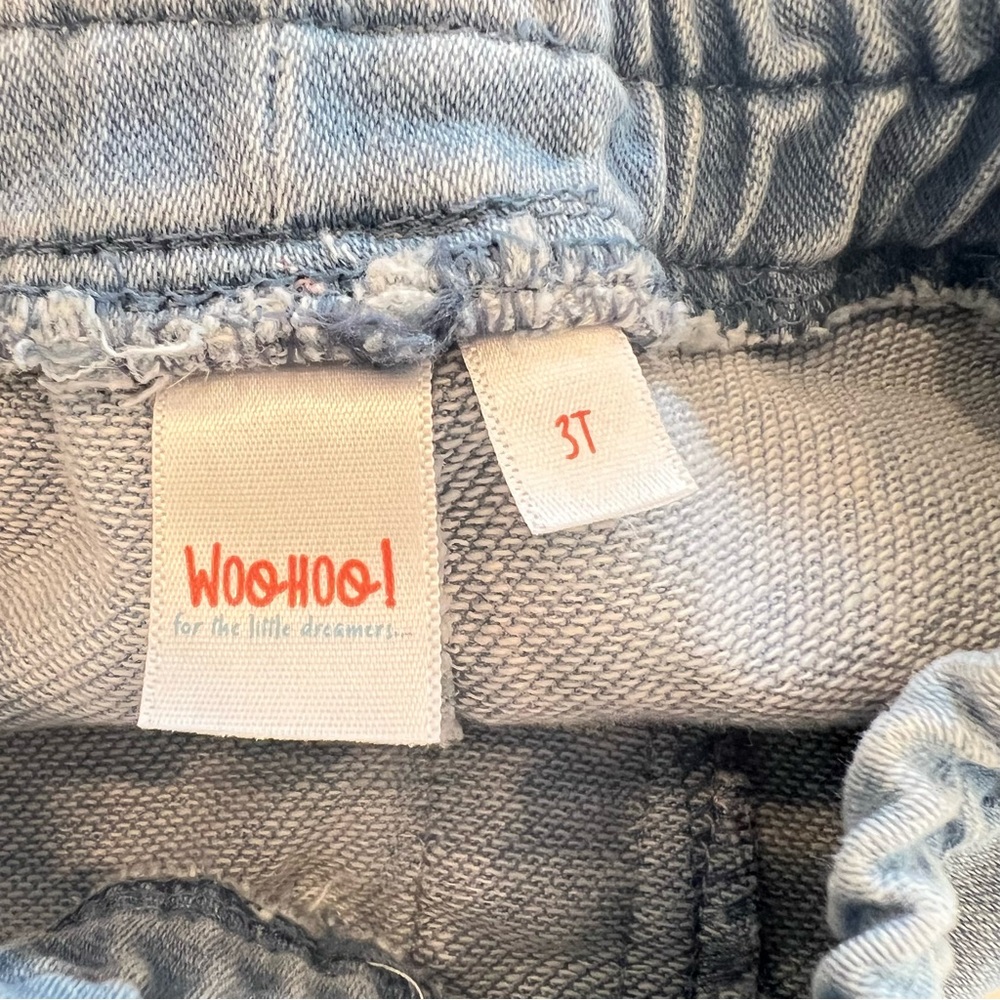 Flared Kids Toddler Jeans with Star &‎ Sunglasses Patches 3T - Picture 6 of 8